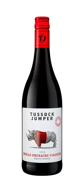 Sarkanvīns TUSSOCK JUMPER Shiraz, Grenache, Viognier, sauss, 13,5%-14,5%, 0.75l