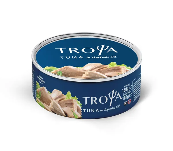 Sasmalcināts tuncis TROYA, eļļā, 160g