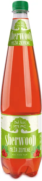 Sidrs SHERWOOD Meža Zemeņu, 4,5%, PET, 1l (DEP)