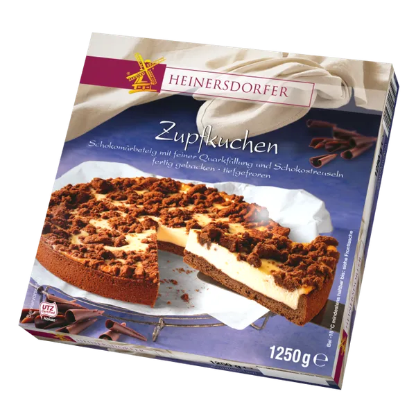 Cheesecake with chocolate crumbs, frozen, 1250g
