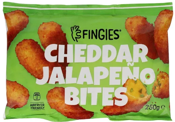 Siera uzkoda FINGIES Cheddar Jalapeno bites, 250g