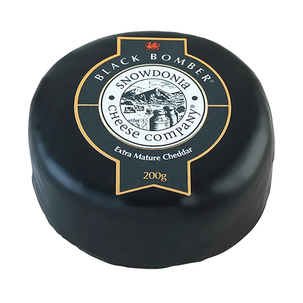 Siers čedaras SNOWDONIA, Black Bomber, 200g