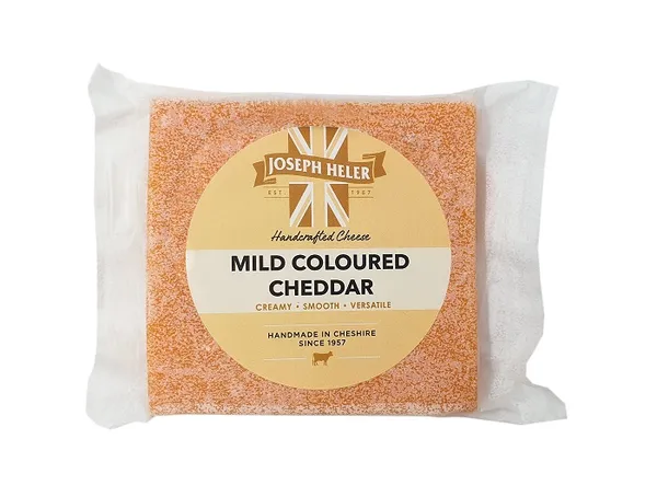 Cheese JOSEPH HELER Mild Colored Cheddar, 200g