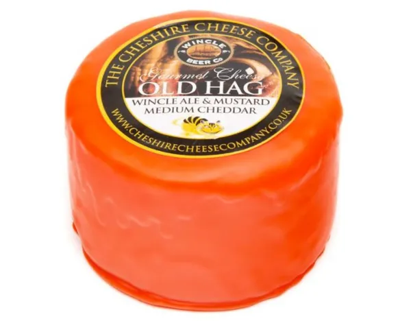 Cheese THE CHESHIRE CHEESE COMPANY Old Hag Cheddar, with beer and must
