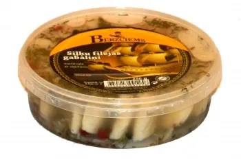 Siļķu filejas gabaliņi marinādē ar sīpoliem 250g, Bērzciems