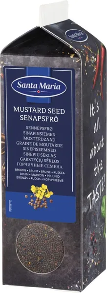 Sinepju sēklas, brūnās, 610 g, Santa Maria, Tetrapaka