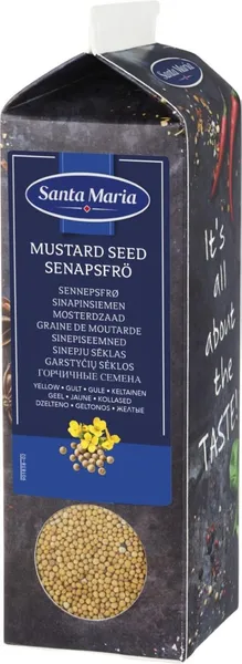 Sinepju sēklas, dzeltenās, 640 g, Santa Maria, Tetrapaka