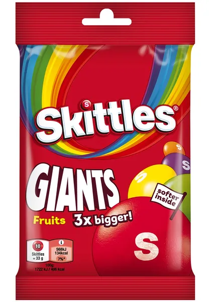 Skittles Giants Fruits 116g