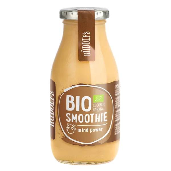 Smūtijs RŪDOLFS BIO kokosa, banānu "Intelektam", 260ml (DEP)