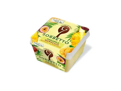 Sorberts G7 Ananasu, marakujas un mango, 480ml