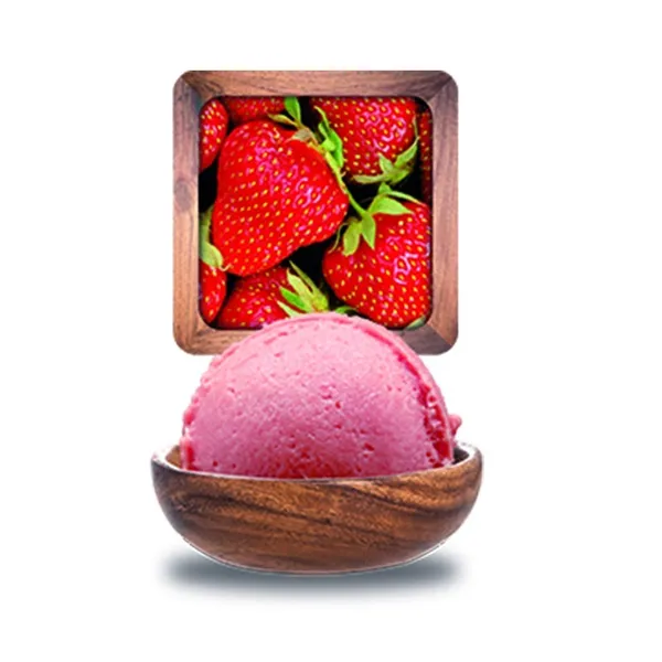 Sorbet GLACES DES ALPES strawberry flavored, 2,5L/ 1,65kg