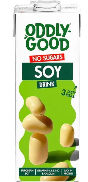 Soy drink ODDLYGOOD UHT, sugar-free, 1l