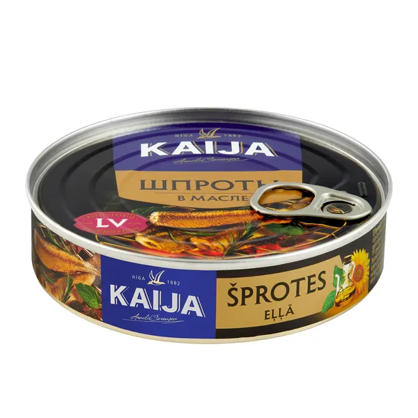 Šprotes eļļā KAIJA, 160 g EO