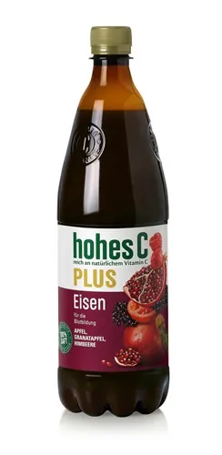 Sula HOHES C Ābolu, granātābolu, aveņu 100%, ar dzelzi, PET, 1l (DEP)