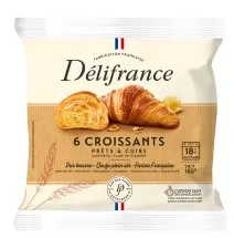 Butter ready tobake croissants, 55 g x 6 pcs.
