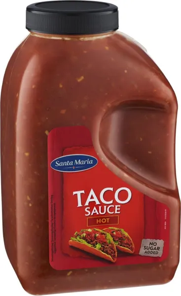 Taco Sauce Hot Tex Mex, Santa Maria, 3850g