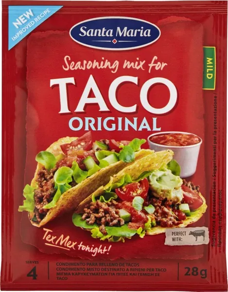 Taco garšvielu maisījums, 28 g