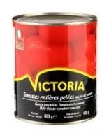 Tomatoes in own juice VICTORIA, without skin, 850ml