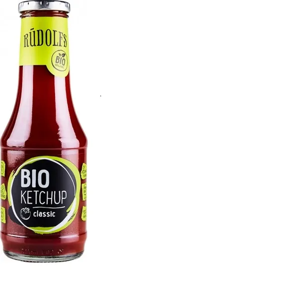 Tomātu kečups RŪDOLFS BIO, klasiskais, 530 g