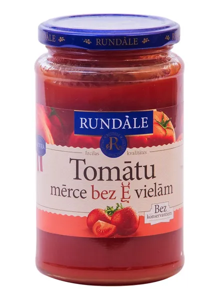 Tomato sauce without "E" RUNDĀLE, 400g