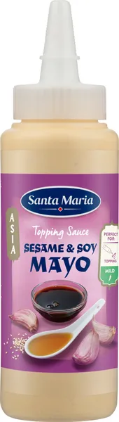 Topping Sauce Sesame & Soy (mayo) 250ml, Santa Maria