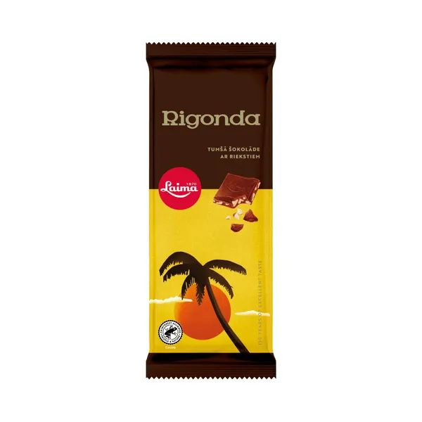 Tumšā šokolāde LAIMA Rigonda, 90g
