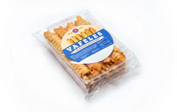 Vafeles LATSWEETS ar iebiezināto pienu un zefīru, 340g