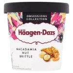 Vanilla ice cream HAGEN DAZS with macadamia nuts, 460ml