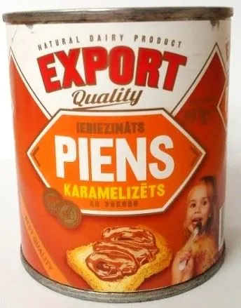 Vārīts karamelizēts piens EXPORT ar cukuru, 397g