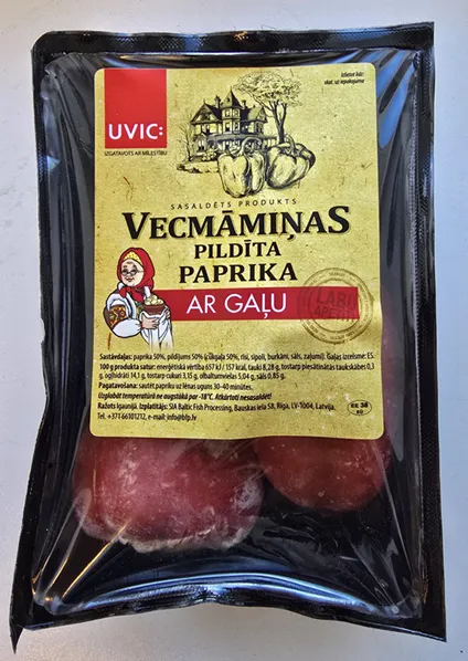 Vecmāmiņas stuffed peppers ~600g