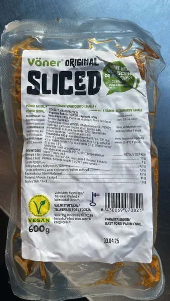 Vegānais kebabs VÖNER, sagriezts, 600g