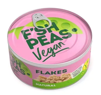 Vegānās zirņu proteīna pārslas ūdenī 140g, F`SH PEAS