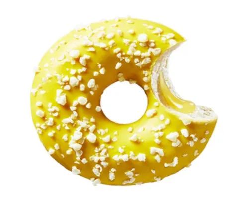 Donut DONUT WORRY BE HAPPY Lemon Squeezy, 71g x 48 pcs