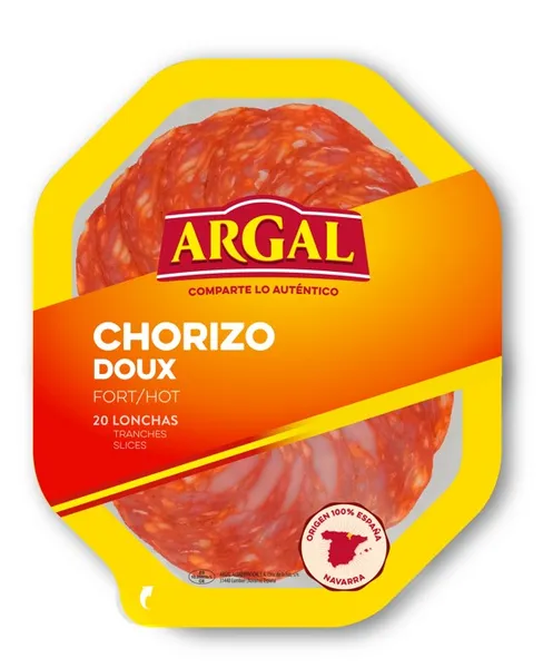 Vītināta desa ARGAL Chorizo Picante, šķēlēs, 100g