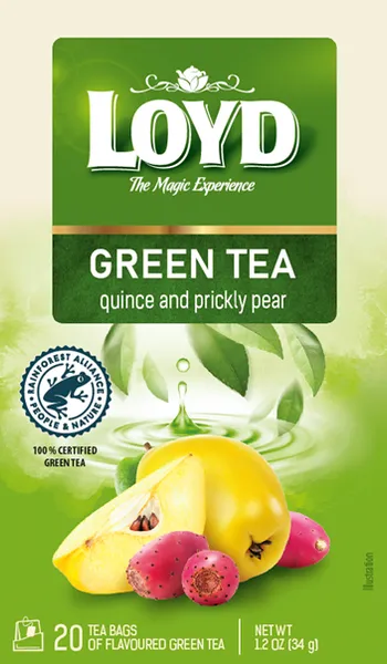 Green tea LOYD Quince & Prickly Pear 20x1,7g