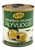 Olives ANIRA colossal, green, pitted, 820g/ 380g