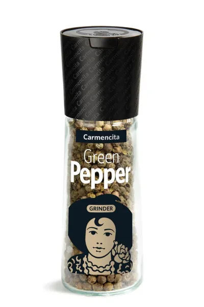 Zaļie graudu pipari CARMENCITA, dzirnaviņas, 28g