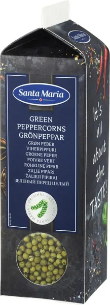 Green peppercorns, 165g, Santa Maria