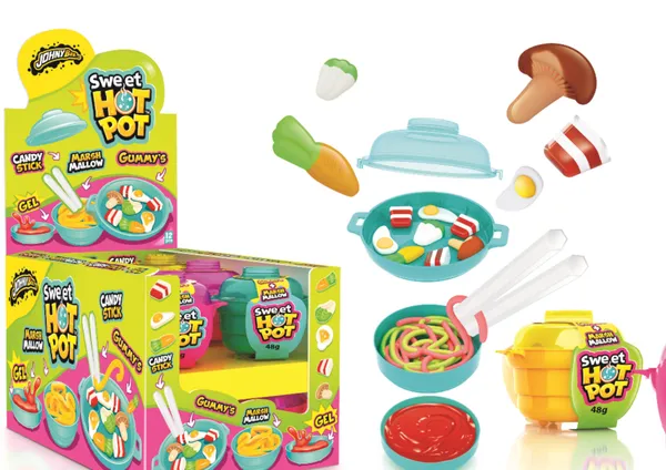 Želejkonfektes JOHNY BEE Sweet Hot Pot, 48g