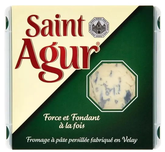 Zilā pelējuma siers SAINT AGUR, 125g