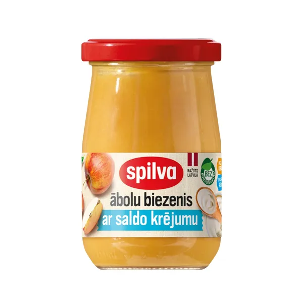 Ābolu biezenis Spilva ar saldo krējumu 300g