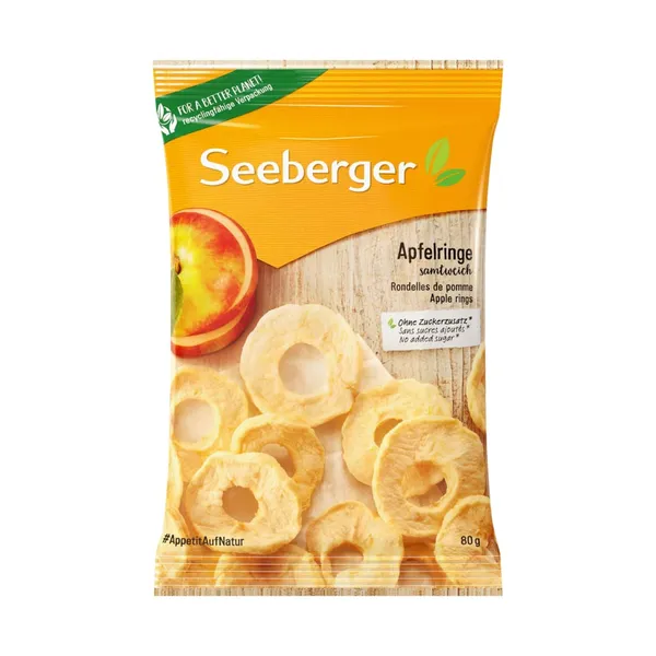 Ābolu gredzeni Seeberger kaltēti 80g