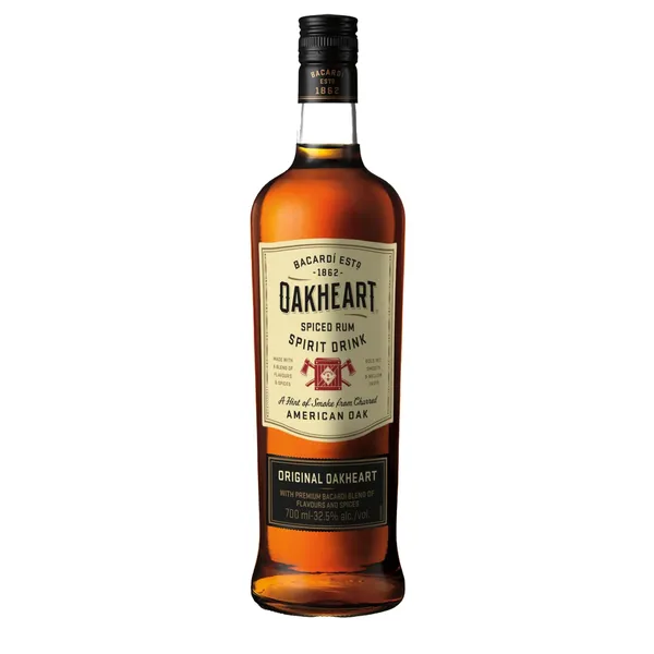 Alk. dzē. Oakheart Original Spiced 32,5% 0,7l
