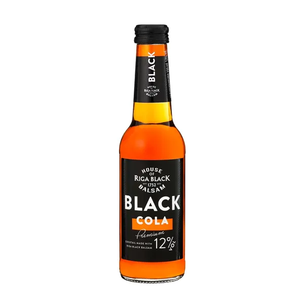 Alkohol. kokteil. Black Balsam Cola 12% 0,25l
