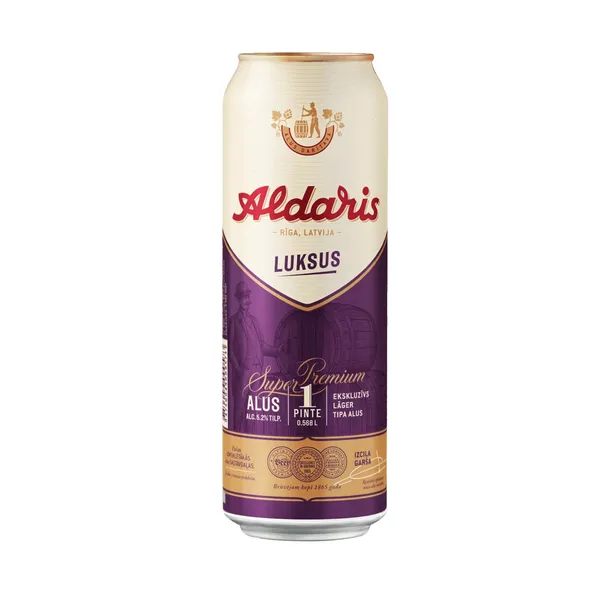 Alus Aldaris Luksus 5,2% 0,568l