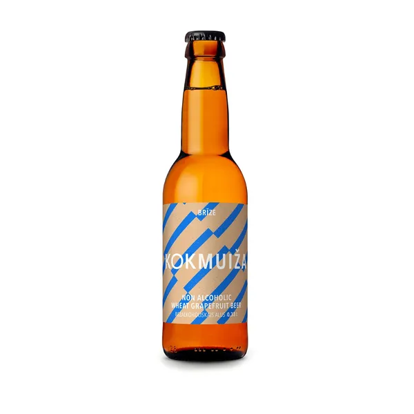 Alus Kokmuiža Brīze bezalkohol. greipf. 0,33l