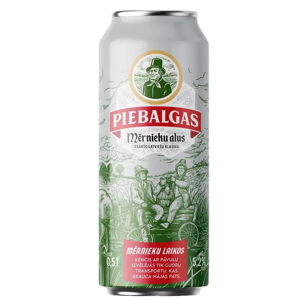 Alus Piebalgas Mērnieku 4,7% 0,5l