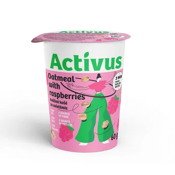 Ā/p auzu biezputra Activus ar avenēm 60g