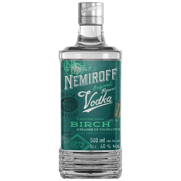 Arom. degvīns Nemiroff Birch Special 40% 0,5l