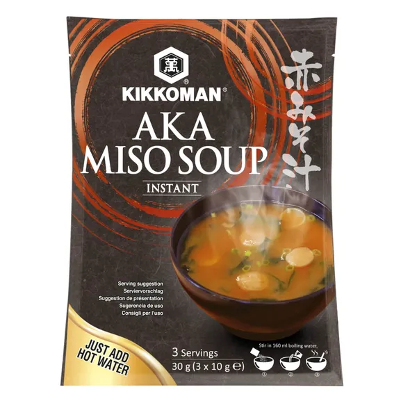 Ātri pagatavo. zupa Kikkoman Aka Miso 3x10g